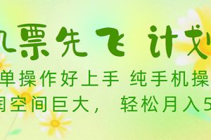 【2024.04.19】机票先飞计划！里程积分兑换机票售卖赚差价，利润空间巨大，小白月入5万+百度网盘免费下载-芽米宝库