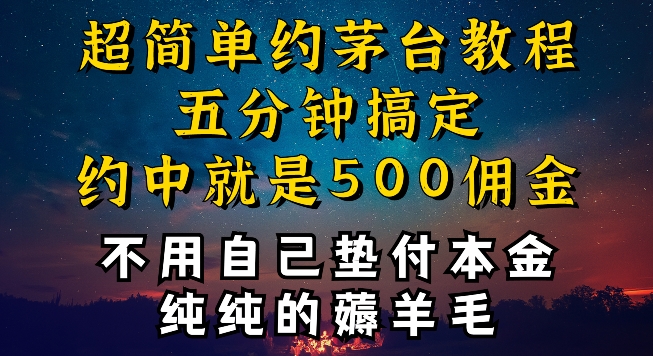 图片[1]-【2024.04.03】别人的茅台回收一单50元，我的茅台回收为什么能一单500元，到底是怎么操作的百度网盘免费下载-芽米宝库