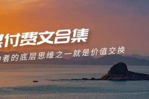 【2024.04.01】赢在 8小时之外《付费文合集》成功者的底层思维之一 就是价值交换百度网盘免费下载-芽米宝库