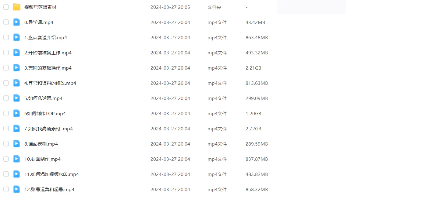 图片[2]-【2024.03.29】盘点视频号创作分成计划，快速过原创日入300+，从0到1完整项目教程！百度网盘免费下载-芽米宝库