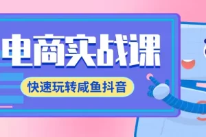 【2024.03.22】电商实战课，快速玩转咸鱼抖音，全体系全流程精细化咸鱼电商运营-71节课百度网盘免费下载-芽米宝库