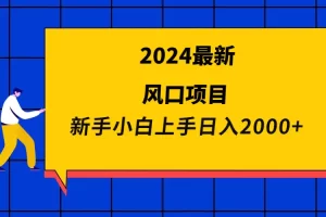 【2024.03.19】2024最新风口项目 新手小白日入2000+百度网盘免费下载-芽米宝库
