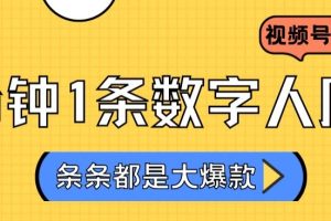 【2024.03.11】2024最新不露脸超火视频号分成计划，数字人原创日入3000+百度网盘免费下载-芽米宝库