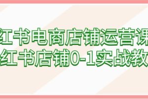 【2024.03.06】小红书电商店铺运营课程，小红书店铺0-1实战教学（60节课）百度网盘免费下载-芽米宝库