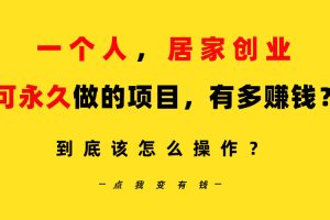 【2024.03.01】一个人，居家创业：B站每天10分钟，单账号日引创业粉100+，月稳定变现5W+百度网盘免费下载-芽米宝库