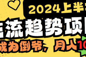 【2024.02.25】2024上半年主流趋势项目，打造中间商模式，成为倒爷，易上手，用心做，月入10W+百度网盘免费下载-芽米宝库