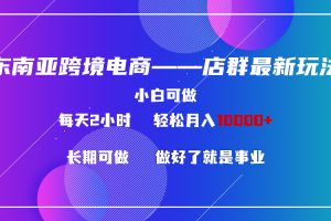 【2024.02.23】东南亚跨境电商店群新玩法2—小白每天两小时 轻松10000+百度网盘免费下载-芽米宝库
