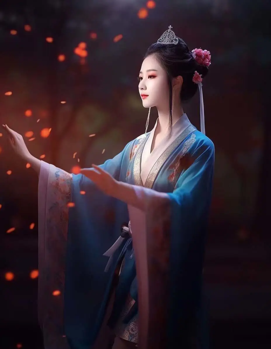 图片[9]-【2024.01.30】Midjourney关键词-AI生成中国风古装汉服美女人像提示关键词百度网盘免费下载-芽米宝库