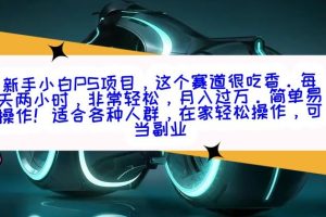 【2024.01.25】新手小白PS项目，轻轻松松月入过万百度网盘免费下载-芽米宝库