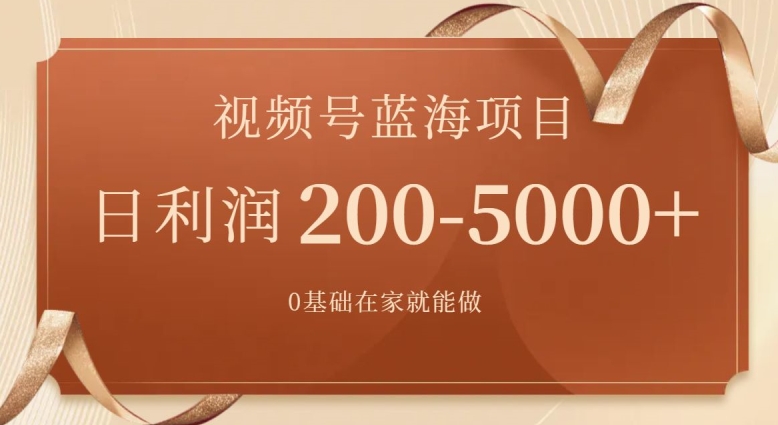 图片[1]-【2024.01.24】外边收费699视频号项目，最新玩法，简单好操作，一人可做，日四位数百度网盘免费下载-芽米宝库