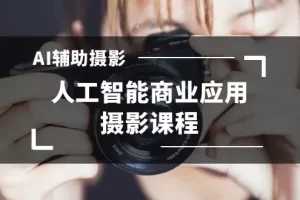 【2024.01.23】2024年AI辅助摄影人工智能商业应用摄影课程（37节课）百度网盘免费下载-芽米宝库