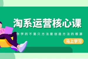 【2023.12.29】淘系-运营核心课，你学的不是只方法是创造方法的根源（190节课）百度网盘免费下载-芽米宝库