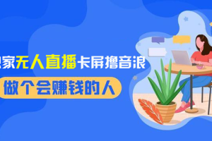 【2023.12.28】2024独家无人直播卡屏撸音浪，12月新出教程，收益稳定，无需看守 日入1000+百度网盘免费下载-芽米宝库