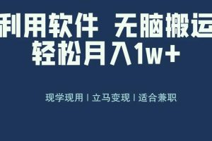 【2023.12.20】最新蓝海独家玩法，利用软件无脑搬运，小白轻松日入1000＋百度网盘免费下载-芽米宝库