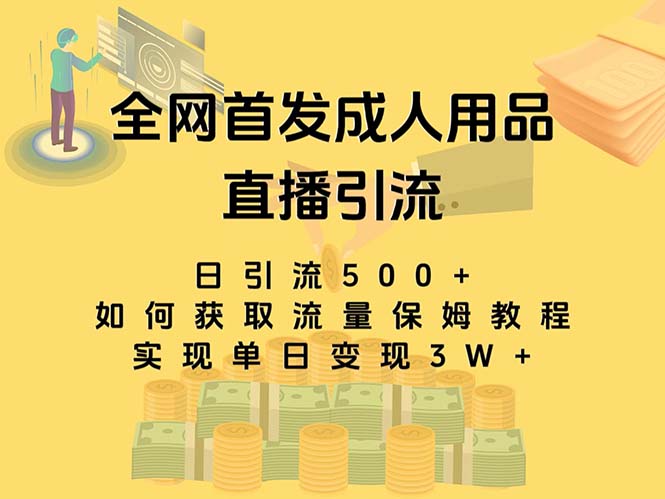 图片[1]-【2023.12.11】最新全网独创首发，成人用品直播引流获客暴力玩法，单日变现3w保姆级教程百度网盘免费下载-芽米宝库