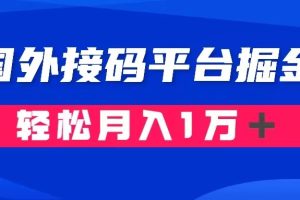 【2023.11.30】通过国外接码平台掘金卖账号： 单号成本1.3，利润10＋，轻松月入1万＋百度网盘免费下载-芽米宝库