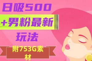 【2023.11.30】日吸500+男粉最新玩法，从作品制作到如何引流及后端变现，保姆级教程百度网盘免费下载-芽米宝库