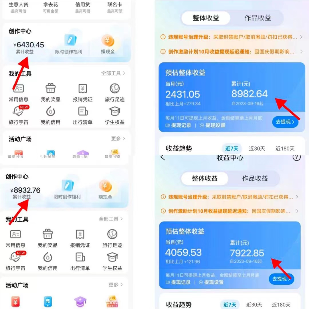 图片[2]-【2023.11.23】轻松日入1000元.携程创作者3.0玩法，利用ai一分钟生产1条原创视频百度网盘免费下载-芽米宝库