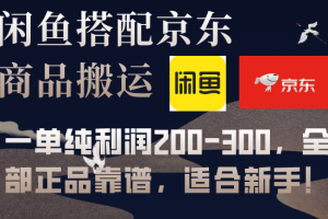 【2023.11.17】闲鱼搭配京东备份库搬运，一单纯利润200-300，全部正品靠谱，适合新手！百度网盘免费下载-芽米宝库