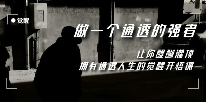 图片[1]-【2023.11.01】觉醒-做一个通透强者，让你醍醐灌顶，拥有通透人生，掌握强大的秘密百度网盘免费下载-芽米宝库