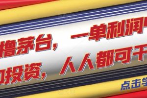 【2023.10.21】一分撸茅台，一单利润400，0投资，人人都可干！百度网盘免费下载-芽米宝库