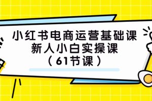 【2023.10.20】小红书电商运营基础课，新人小白实操课（61节课）百度网盘免费下载-芽米宝库