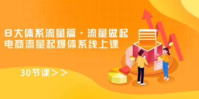 图片[1]-【2023.10.17】8大体系流量篇·流量做起，电商流量起爆体系线上课（30节课）百度网盘免费下载-芽米宝库