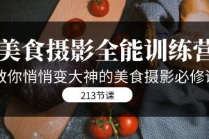 【2023.10.03】美食摄影-全能特训营，教你悄悄变大神的美食摄影必修课（8套课程-213节）百度网盘免费下载-芽米宝库