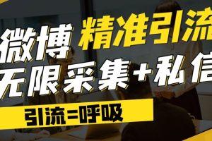 【2023.09.28】微博最新引流技术，软件提供博文评论采集+私信实现精准引流百度网盘免费下载-芽米宝库