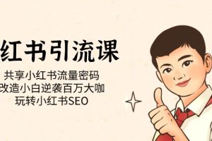 【2023.09.19】小红书引流课「共享小红书流量密码 改造小白逆袭百万大咖 玩转小红书SEO」百度网盘免费下载-芽米宝库