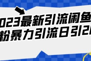 【2023.09.15】2023最新引流闲鱼创业粉暴力引流日引200+百度网盘免费下载-芽米宝库