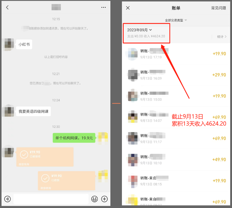 图片[2]-【2023.09.15】小红书英语资料变现，日入400+，不会英语也能做，长期项目（附2828G资料）百度网盘免费下载-芽米宝库