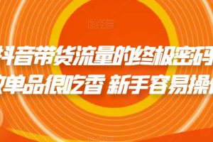 【2023.09.13】撬开抖音带货流量的终极密码 个位数单品很吃香 新手容易操作百度网盘免费下载-芽米宝库