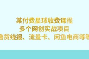 【2023.09.12】某付费星球课程：多个网创实战项目，撸货线报、流量卡、闲鱼电商等等百度网盘免费下载-芽米宝库