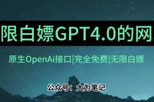 【2023.08.30】发现一个白嫖OpenAi官方GPT4.0的方法！跟20美金自己买的Plus账号功能完全一样！百度网盘免费下载-芽米宝库