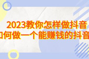 【2023.08.21】2023教你怎样做抖音，如何做一个能赚钱的抖音号（22节课）百度网盘免费下载-芽米宝库