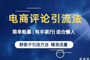【2023.07.29】简单粗暴野路子引流-电商平台评论引流大法，适合懒人有手就行百度网盘免费下载-芽米宝库