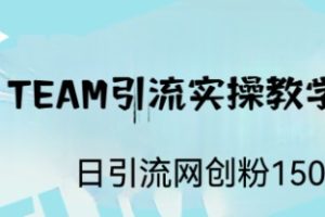 【2023.07.22】ST TEAM引流实操课，日引流网创粉100+百度网盘免费下载-芽米宝库