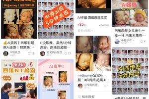 【2023.07.08】婴儿四维AI预测项目副业思路，信息差日入过万的项目百度网盘免费下载-芽米宝库