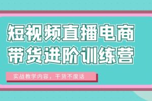 【2023.07.05】短视频直播电商带货进阶训练营：实战教学内容，干货不废话！百度网盘免费下载-芽米宝库