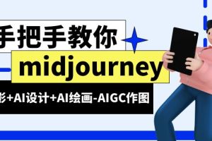 【2023.07.04】midjourney新手入门基础，AI摄影+AI设计+AI绘画-AIGC作图（59节课时）百度网盘免费下载-芽米宝库