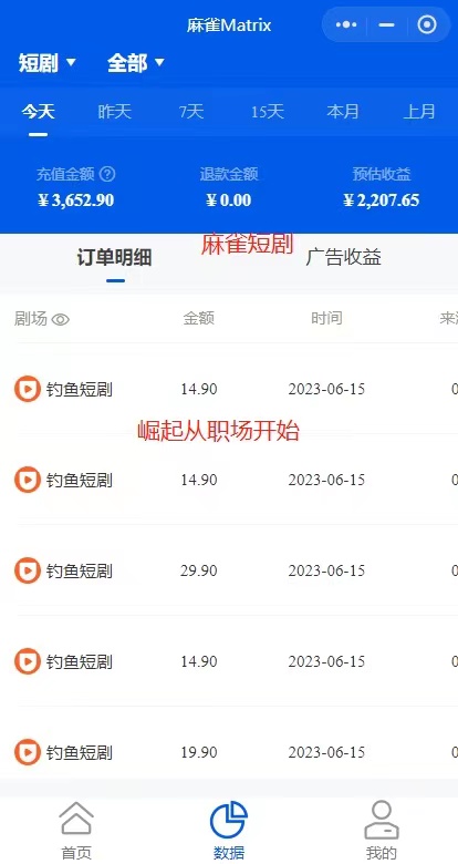 图片[4]-【2023.07.02】市面高端12800米6月短剧玩法(抖音+快手+B站+视频号)日入1000-5000(无水印)百度网盘免费下载-芽米宝库
