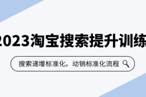 【2023.06.26】2023淘宝搜索-提升训练营，搜索-递增标准化，动销标准化流程（7节课） - 你的自定义文字-芽米宝库