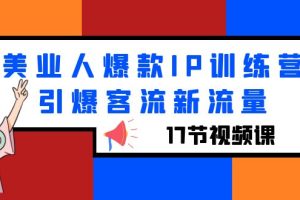 【2023.06.20】美业人爆款IP训练营，引爆客流新流量（17节视频课）百度网盘免费下载-芽米宝库