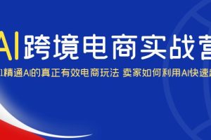 【2023.06.09】AI·跨境电商实操营：0-1精通Al的真正有效电商玩法 卖家如何利用Al快速超车百度网盘免费下载-芽米宝库