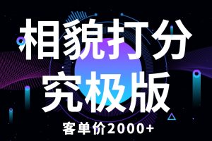 【2023.05.31】相貌打分究极版，客单价2000+纯新手小白就可操作的项目百度网盘免费下载-芽米宝库