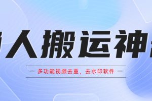 【2023.05.28】懒人搬运神器，多功能视频去重，去水印软件手机版app百度网盘免费下载-芽米宝库