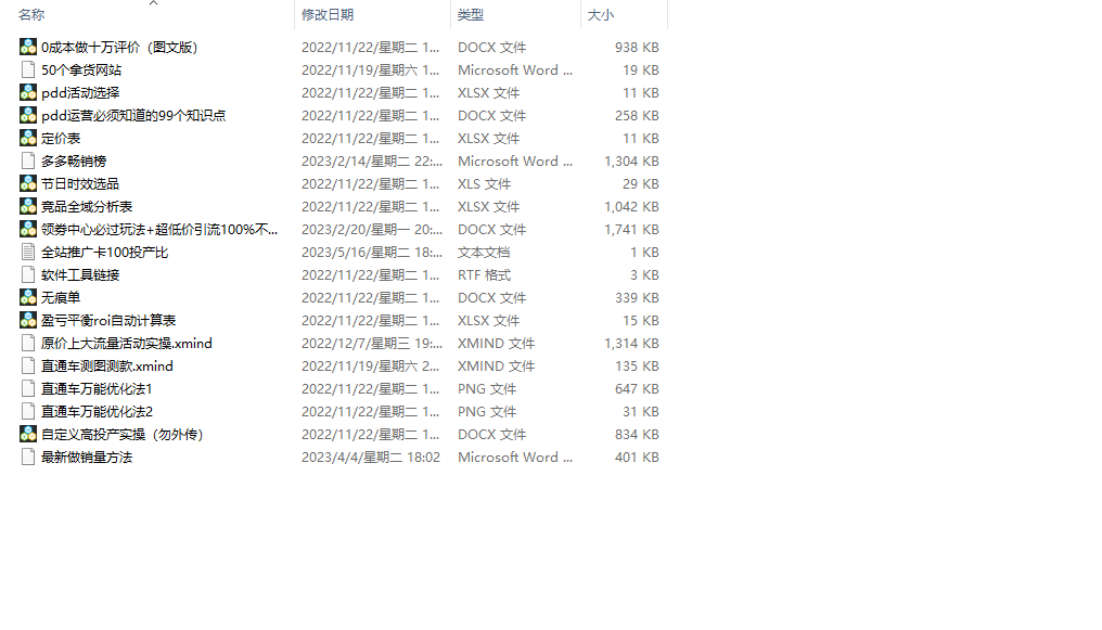 图片[2]-【2023.05.19】拼多多改销量新方法+卡高投产比操作方法+测图方法等百度网盘免费下载-芽米宝库
