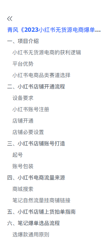 图片[3]-【2023.05.08】小红书无货源电商爆单终极版【视频教程+实战手册】保姆级实操从0起店爆单百度网盘免费下载-芽米宝库