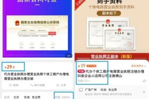 【2023.05.01】代办营业执照项目，暴利信息差，每单利润100-300+百度网盘免费下载-芽米宝库